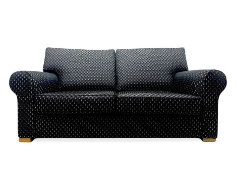 Multi-York - two-seat sofa upholstered in charcoal and silver fabricDimensions: Height:&nbsp;101cm&nbsp; Length/Width:&nbsp;2