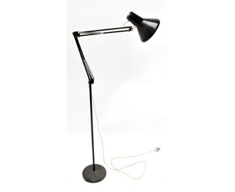 HCF; a Danish Anglepoise-type floor lamp, height 159cm.