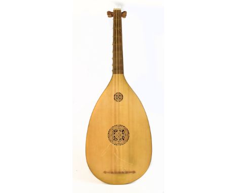 JOHN DUNCALF, NRI 1985; a Renaissance-style eight course lute, length 80cm, with hard case.Additional InformationOverall good