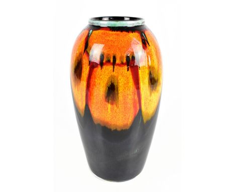 POOLE POTTERY; a large modern vase of ovoid form, height 34cm.&nbsp;Additional InformationLight crazing to glaze, the piece i