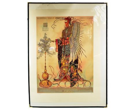 J. GRAHAM C. ILLINGWORTH (born 1953); pencil signed limited edition print, 'Scorpio', signed lower left, number 47/195, 89 x 