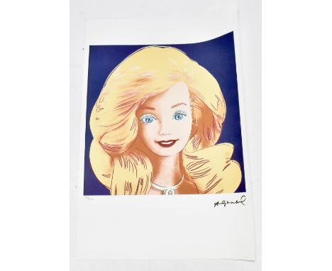 AFTER ANDY WARHOL (1928-1987); limited edition lithograph print, 'Barbie' from the Leo Castelli Gallery, edited by George Isr