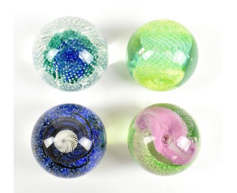 CAITHNESS; four assorted paperweights to include a limited edition example, number 505/650 (4).Additional InformationMinimal 