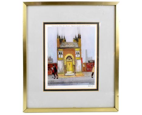 HAROLD RILEY DL DLIT FRCS DFA ATC (born 1934); pencil signed limited edition print, 'The Yellow Door', numbered 227/550 lower