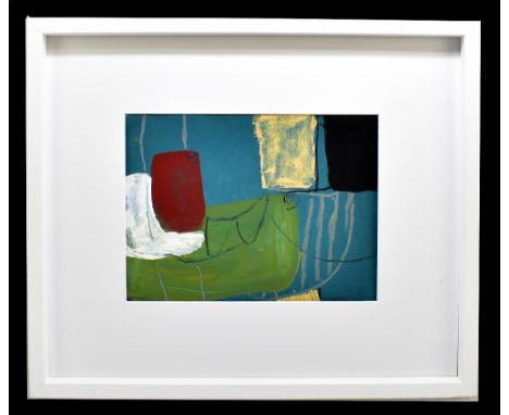 ALEC CUMMINGS; oil on paper, abstract, signed and dated 2011 verso, 24 x 31.5cm, framed. (D)Additional InformationThe frame w