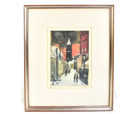 HAROLD RILEY DL DLITT FRCS DFA ATC (born 1934); pencil signed artist proof of print, 'Far Girl', signed and dated '87 lower r