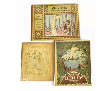 TILLE (PROF), LITTLE TOM, illustrated by O. Stafl, full page colour plates and text illustrations, pictorial end papers, pict