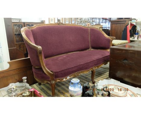 An Epstein style two seater sofa