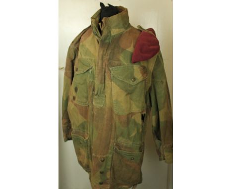 ^Major Toler's Denison smock, size 3, dated 1945The smock with size label and maker Frantestein & Sons, complete with broad a