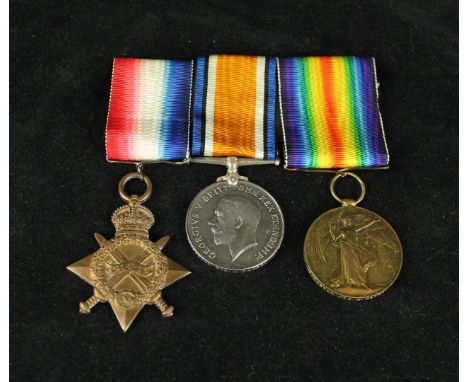 A WWI medal group awarded to M2-045780 Private J Oates of the Army Service Corps
Comprising 1914/15 star, British War medal a