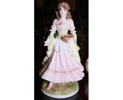 Royal Worcester Queen of the May limited edition figure