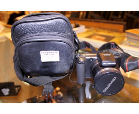 Olympus SP-800UZ digital camera and bag