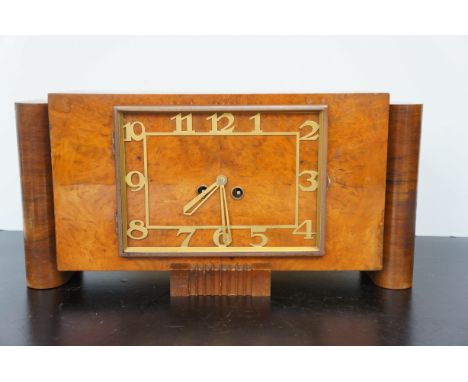 Large art deco mantle clock - for spares &amp; repairs