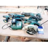 6 x Various Makita power tools