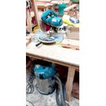 Makita mitre saw & Makita vacuum