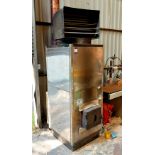 MTM MPS70 Woodburning space heater (Ducting to be disconnected at nearest point)