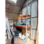 Quantity of boltless pallet racking (1 bay)