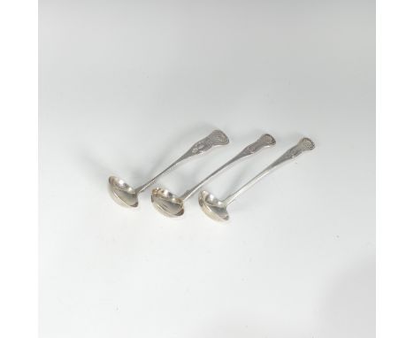 A near pair of George IV Scottish Provincial Toddy Ladles, by Alexander Cameron (Dundee), Edinburgh hallmarks for 1822, Kings