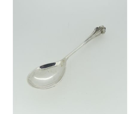 The Investiture of the Prince of Wales,&nbsp;Caernarfon Castle, 1969; A commemorative silver Spoon, by&nbsp;Garrard &amp; Co 