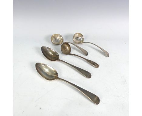 A George IV Scottish silver Toddy Ladle, with makers marks for Adam Elder and James Howden &amp; Co., hallmarked Edinburgh 18