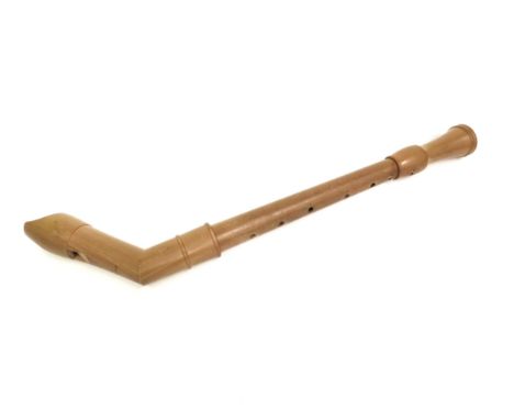 A Mollenhauer Baroque tenor Knick recorder in wood 