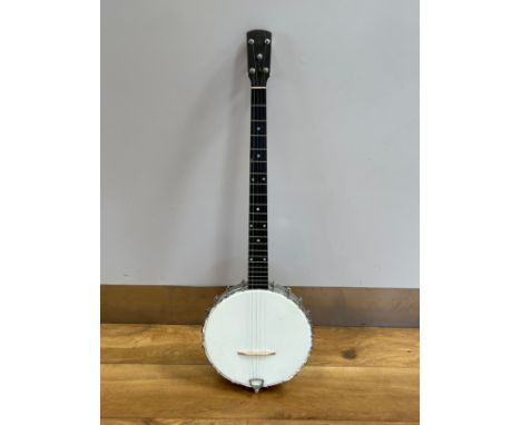 A Windsor Popular model 3 open-back five string banjo 