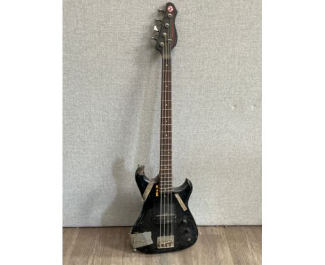 A Westone Spectrum ST Bass electric bass guitar, black body
