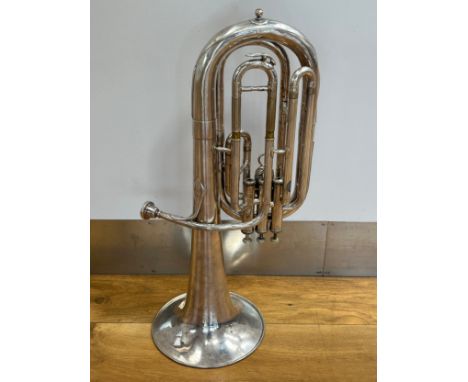 A Besson &amp; Co. Class A baritone horn, silver plated
