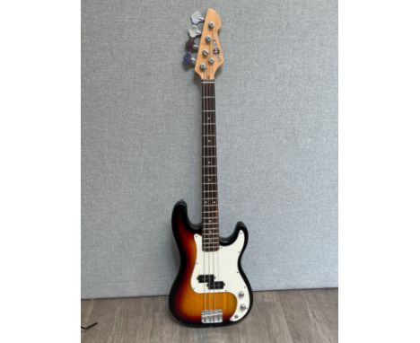 A Gear4Music electric bass guitar with gig bag 