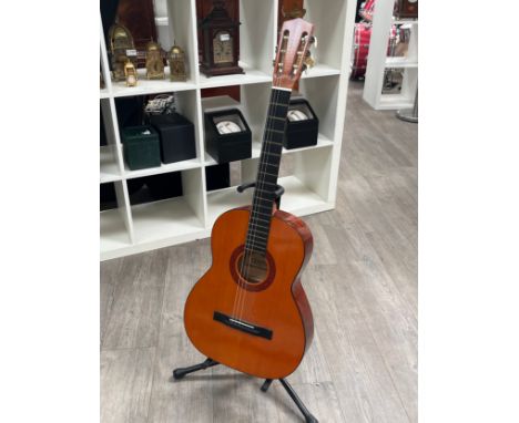 Three classical acoustic guitars consisting of Tatra Classic, Yamaha G-100A and Hijos de Vicente Tatay, with soft cases
