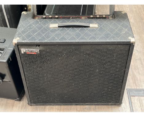A Polytone Mini S15B bass amplifier, made in California USA, serial number PS1510