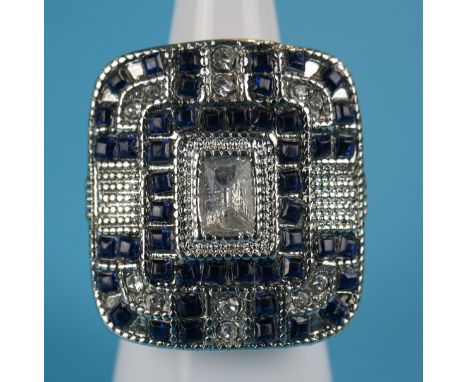 Art Deco style costume ring
