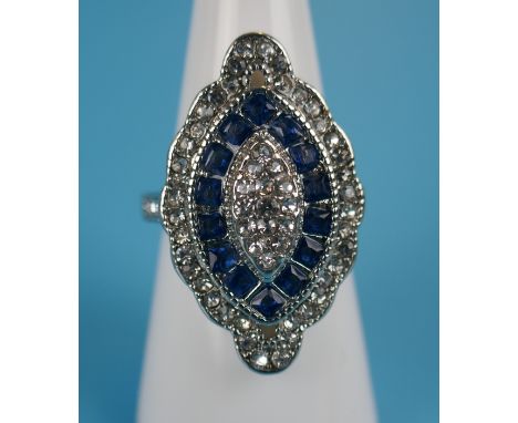 Art Deco style costume ring