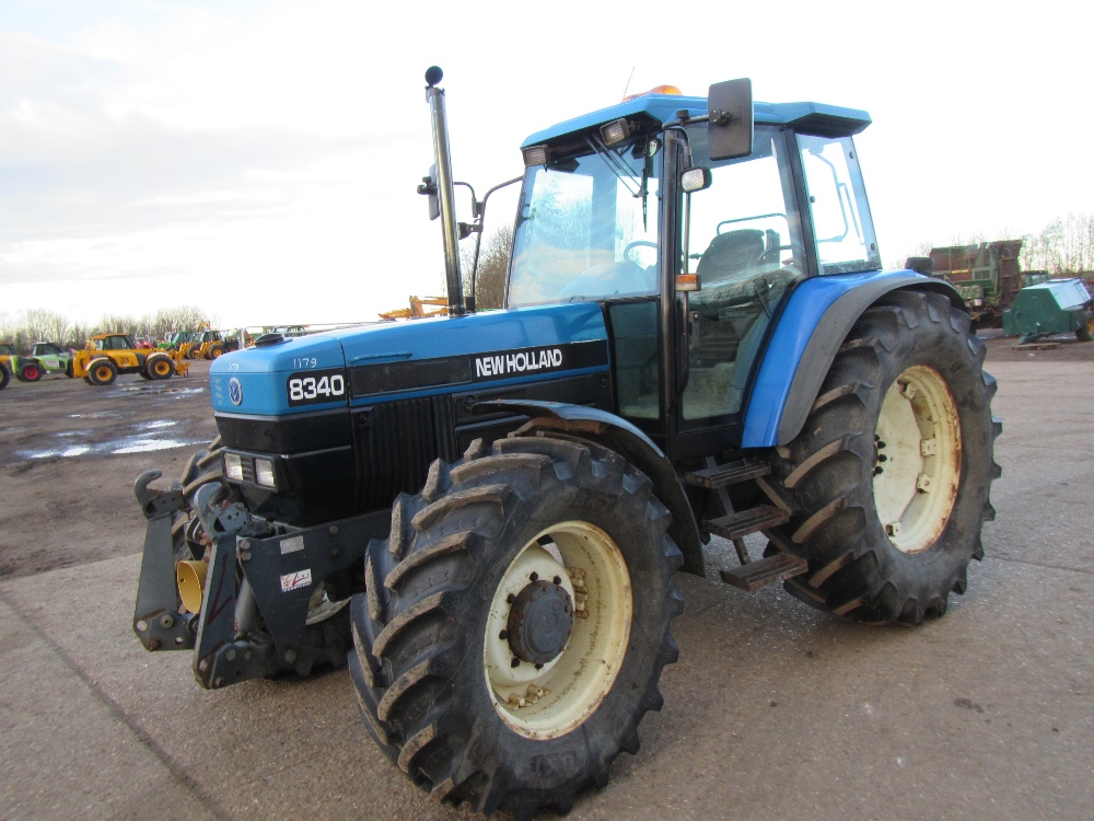 New Holland 8340 Tractor with Front Linkage & PTO, Air Con, Air Seat