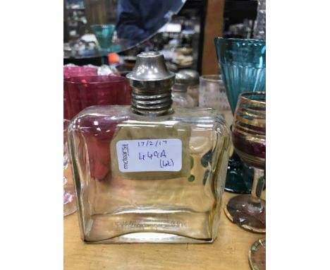 GOOD COLLECTION OF GLASS WAREincluding crystal decanter, coloured glass dish, jelly mould etc