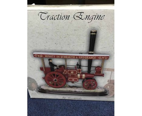TRACTION ENGINE BY LEONARDO together with a Hamley's Mountain Tunnel Train Set (2)