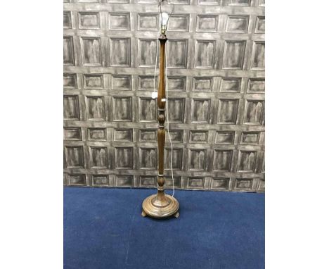 MAHOGANY STANDARD LAMP