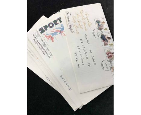 LOT OF FIRST DAY COVERS AND STAMPSlargely 1970s and 80s 