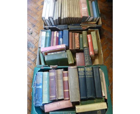 Sundry vintage books - Mrs Beetons, Gazetteer, novels etc (3 boxes) 