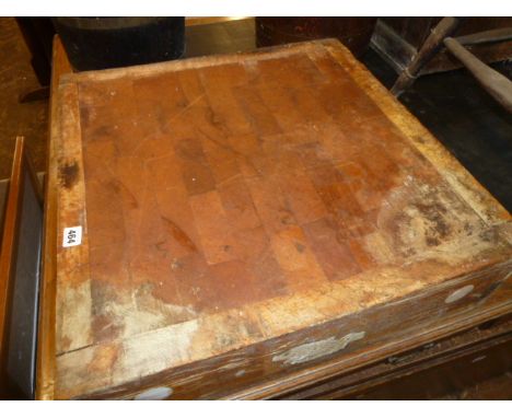 Vintage butchers block 