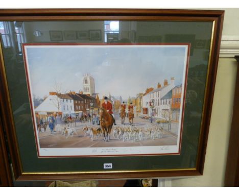 Pair hunting prints: Melton Millennium Meet - T Fisher 