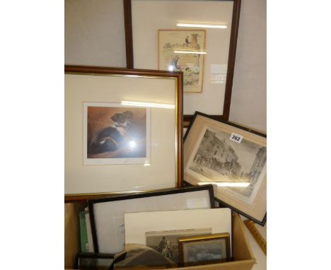 Hunting prints, Hollingshead etc 