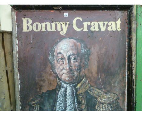 Vintage painted pub sign 'Bonny Cravat' and a modern pub sign - George Inn (2)
