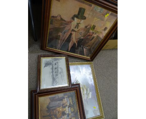 Salem framed print with others