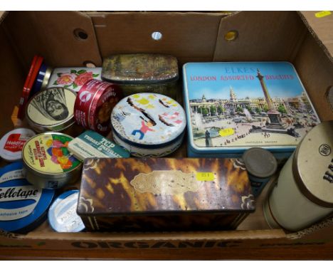 Collection of vintage tins