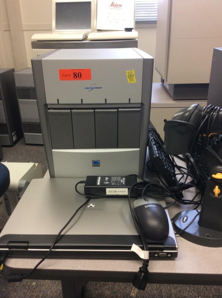CEPHEID GENEXPERT MOLECULAR DIAGNOSTIC SYSTEM, S/N 700874, W/GATEWAY LAPTOP