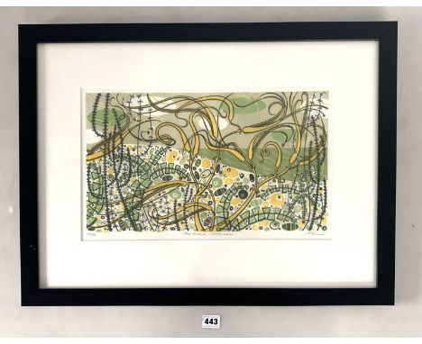 Signed Limited Edition print 'The Beach, Salthouse' no. 20/45 by Angela Lewin, image 17.5" x 10.5", frame 25.5" x 19"