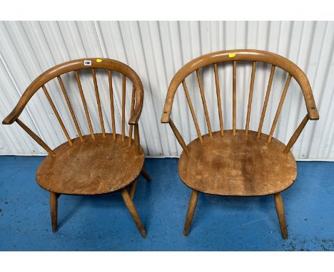 2 Ercol chairs, 21"w x 16"d x 26"h