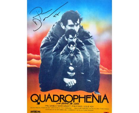 Quadrophenia (1979 British Drama Film) - Phil Daniels - autographed 16x12" reproduction movie poster. Signed in black ink to 