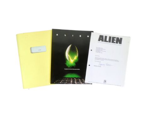 Alien (1979) - three items of original production material, comprising: a production used 'Revised Final Draft' screenplay sc